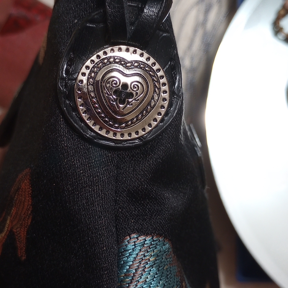 Vintage Embellished Fabric Handbag - Picture 15 of 17